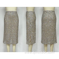 Women's Sexy Summer A-Line High Waist Casual Sequin Skirt